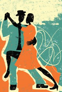 Tango dancing